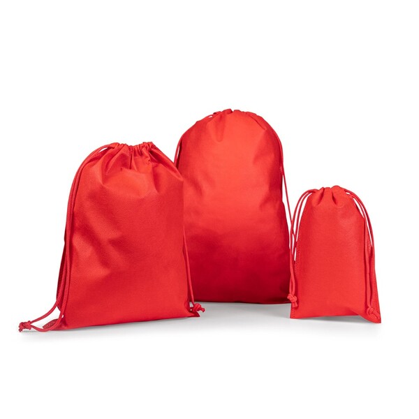 GIFT BAG L. Velká dárková taška z netkané textilie (60 g/m²) - Červená