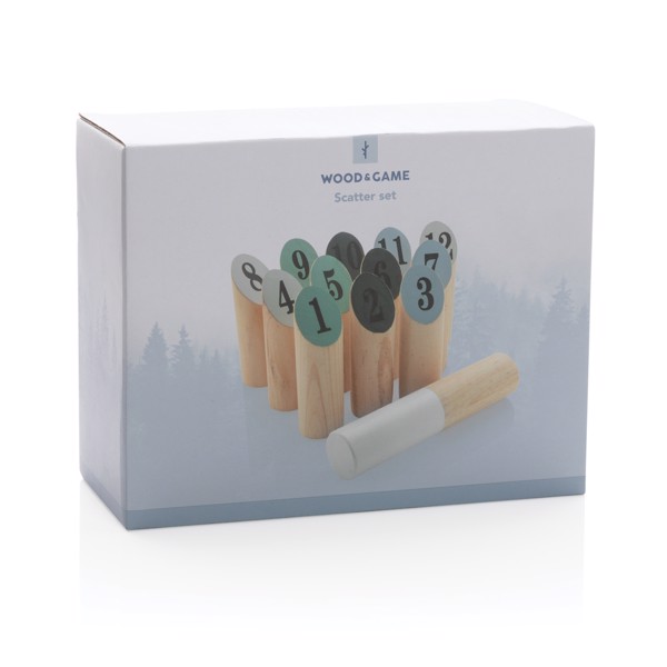Wooden scatter set