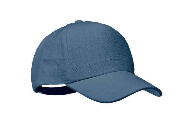 CASQUETTE CHANVRE 5 PANNEAUX 370 Naima Cap - Bleu