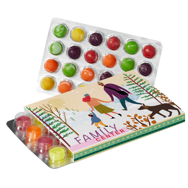 Promo Slipcase For Pulmoll Or Skittles® Blister