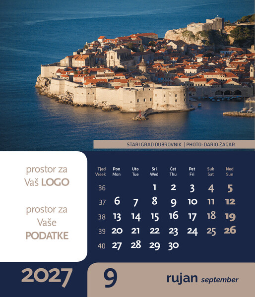 Stolni CD kalendar – Jadranski gradovi