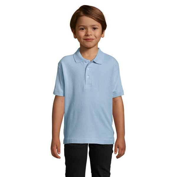SUMMER II KIDS Polo 170g - Azul Céu4XL