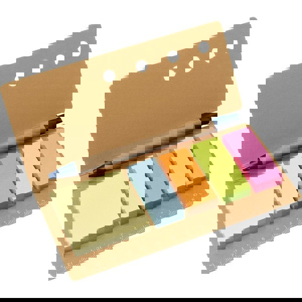 Haftnotizenset, Lineal, Kugelschreiber, Haftnotizen