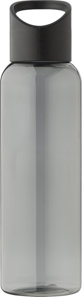 Garrafa rPET 650ml reciclado Rita - preto
