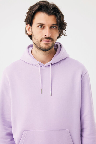 Mikina s kapucí IQONIQ Joshua z recyklované bavlny - Lavender / XXS