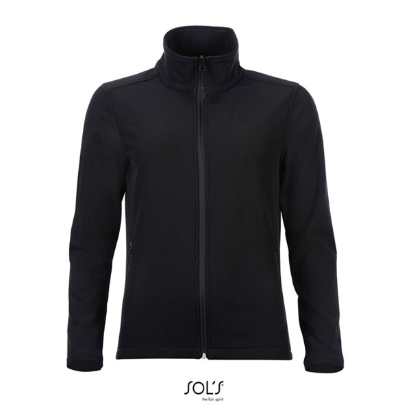 RACE WOMEN SOFTSHELL ZIP - Black / XL