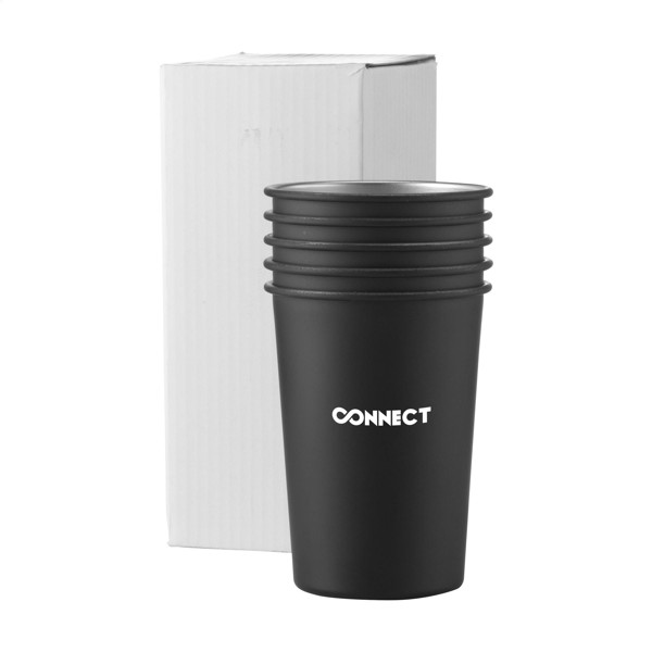 Zero Waste Cup 350 ml drinking cup - Black