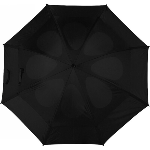 Windproof manual umbrella - black