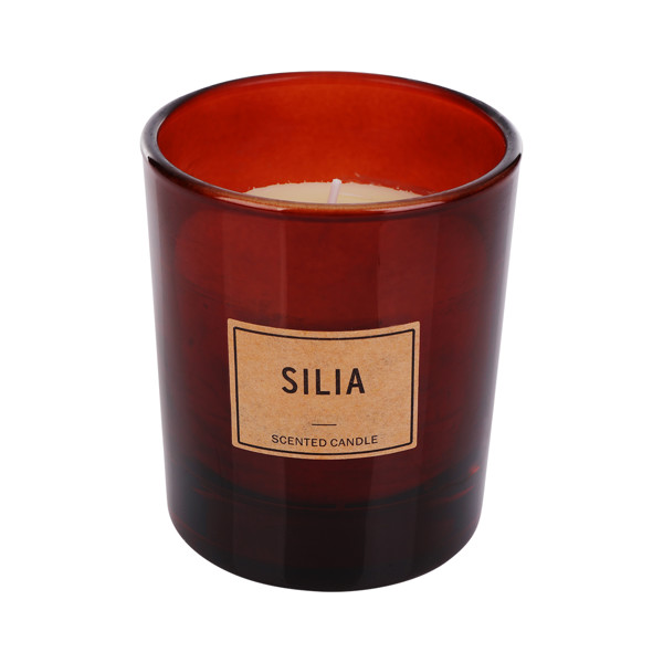 Silia candle in a wooden box
