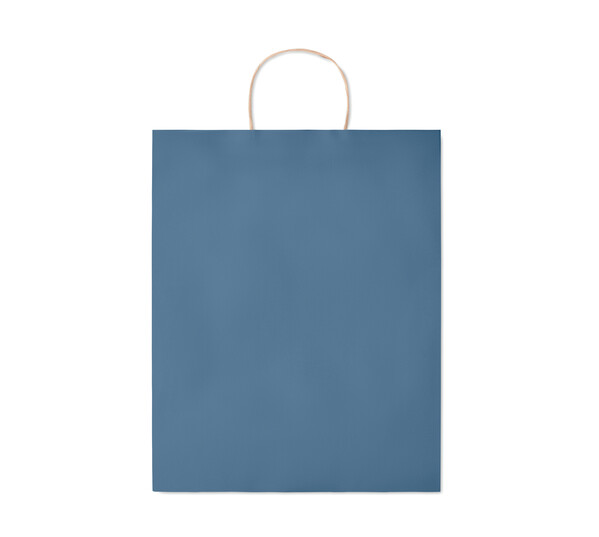 Sac en papier grand format Paper Tone L - Bleu