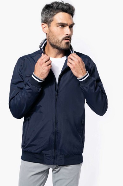 City Blouson Jacket - Red / White / Navy / L