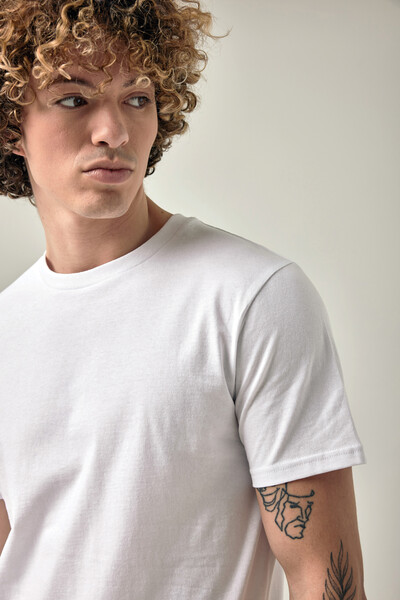T-shirt léger en coton recyclé IQONIQ Sierra - Recycled White / XXL