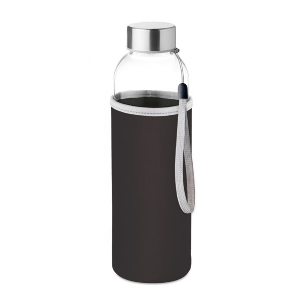 Glass bottle 500ml Utah Glass - Black