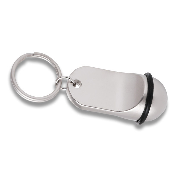 Old School metal keyring