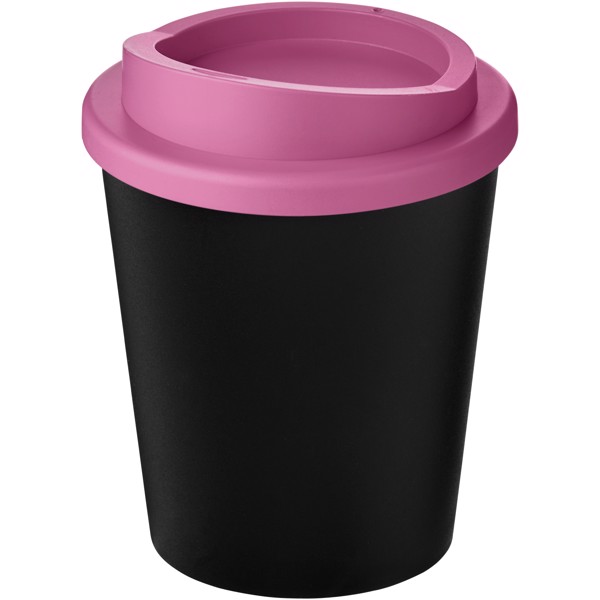 Bicchiere Americano® Espresso Eco da 250 ml in materiale riciclato - Nero / Magenta