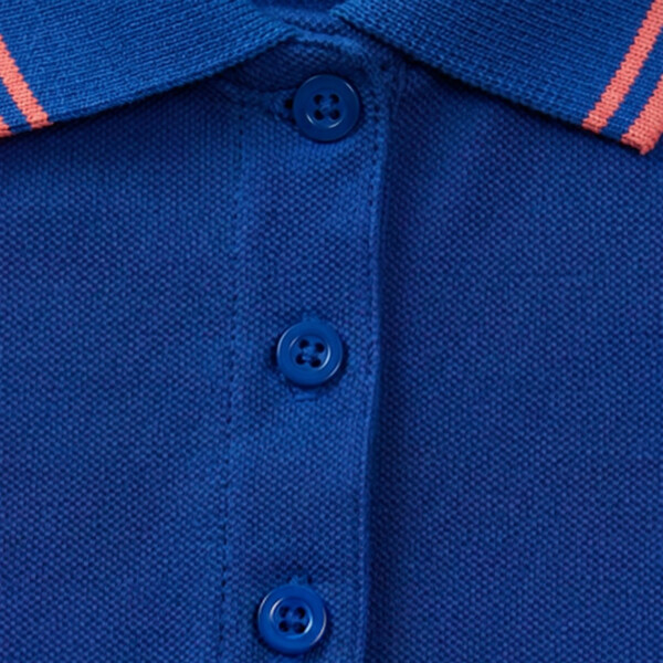 PASADENA pólo mulher 200g Pasadena Women - Azul Real / BrancoS