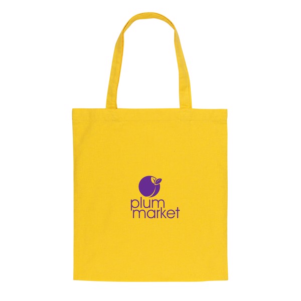 Impact AWARE™ Recycled cotton tote 145g - Yellow