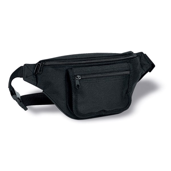 Waist bag with pocket Frubi - Black