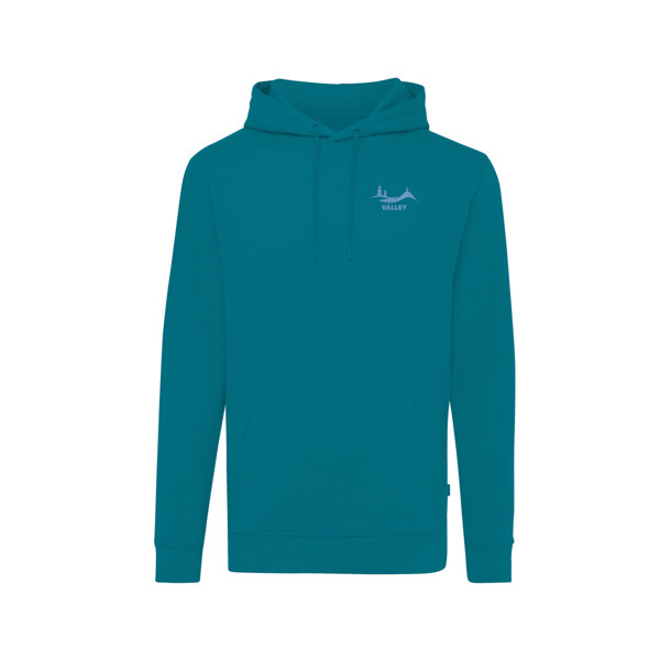 Sweat à capuche en coton recyclé Iqoniq Jasper - Verdigris / XXL