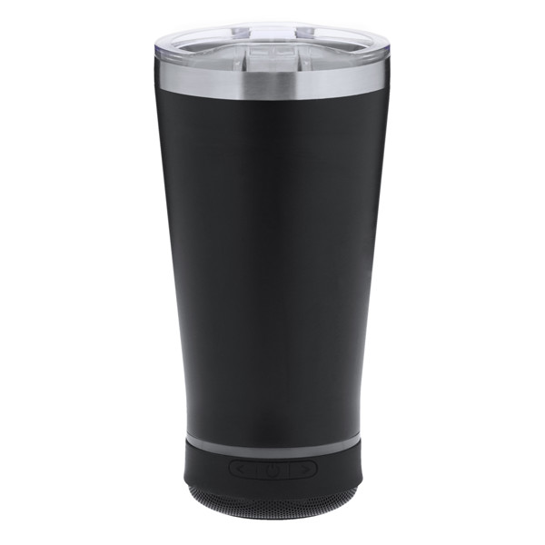 Vaso Térmico Altavoz Tandix - Negro