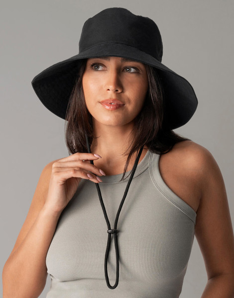 Wide Brim Sun Hat - Warm Sand / ONE SIZE