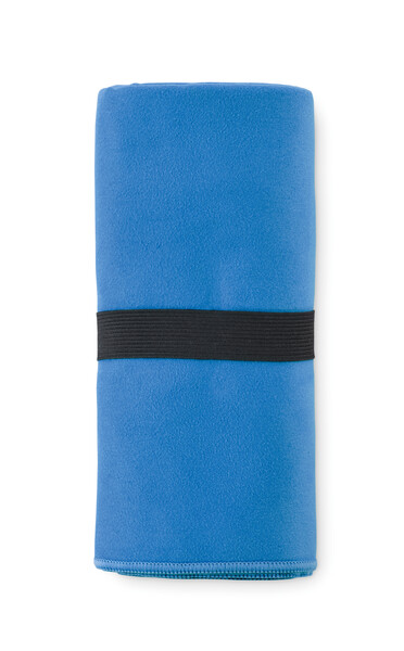 Serviette microfibre double fac Waxoff - Bleu