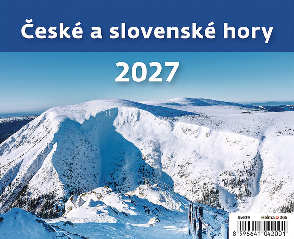 Stolní kalendář České a slovenské hory 2027