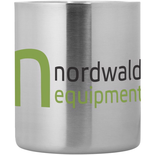 Alps 200 ml insulated mug with carabiner - Silver