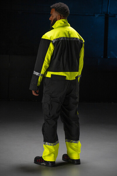 7601 COVERALL PGL Grey/Black C56