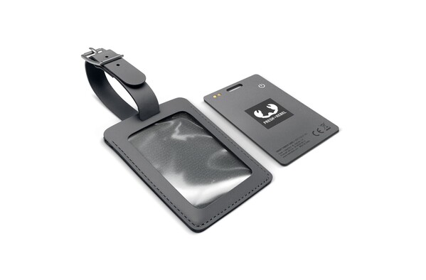 Fresh 'n Rebel Card Finder with Luggage Tag for Apple and Google - Dark Grey