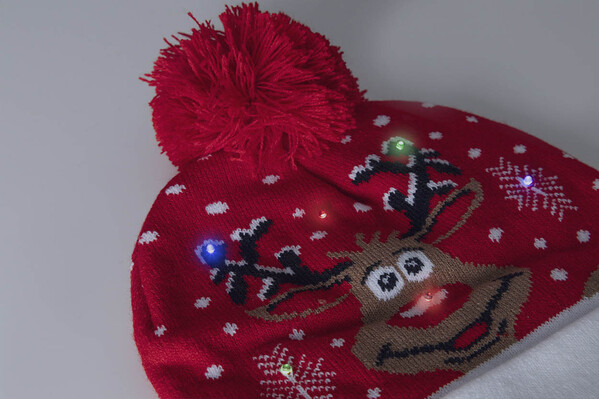 Christmas Led Winter Hat Norrsken - Reindeer