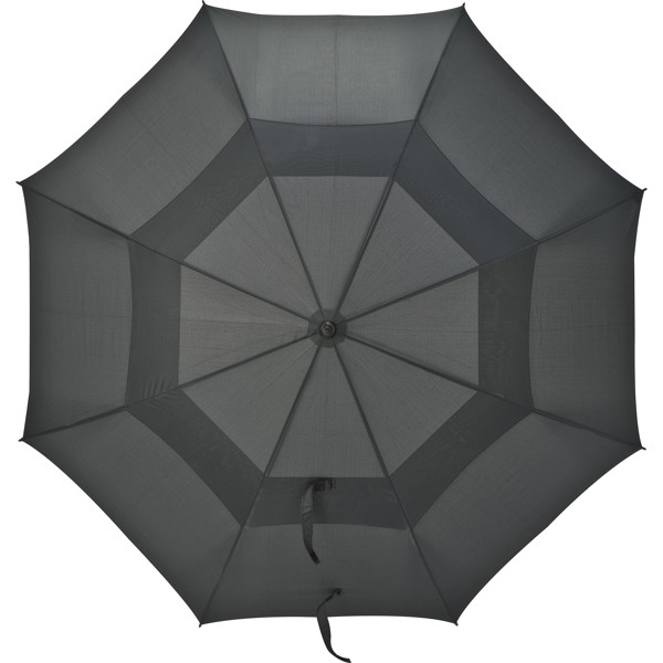 HENNING Umbrelă automată golf cu protecţie antivânt - Black