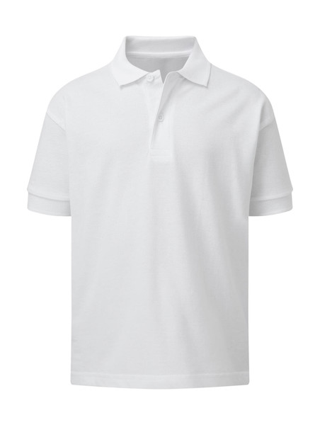 Cotton Polo Kids - White / 116 (5-6/M)