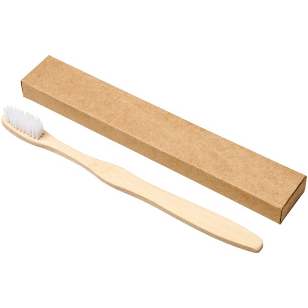 Cepillo de dientes de bambú "Celuk" - Blanco