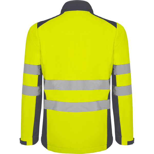Av Softshell Antares - ROJO LABORAL/AMARILLO FLÚOR / 4XL
