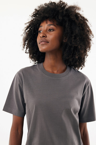 IQONIQ Nikko heavyweight recycled cotton t-shirt - Anthracite / XXL