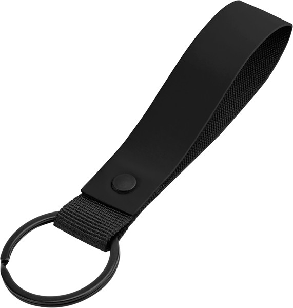 Ματ PU μπρελόκ BagBase | BG 324 - Black