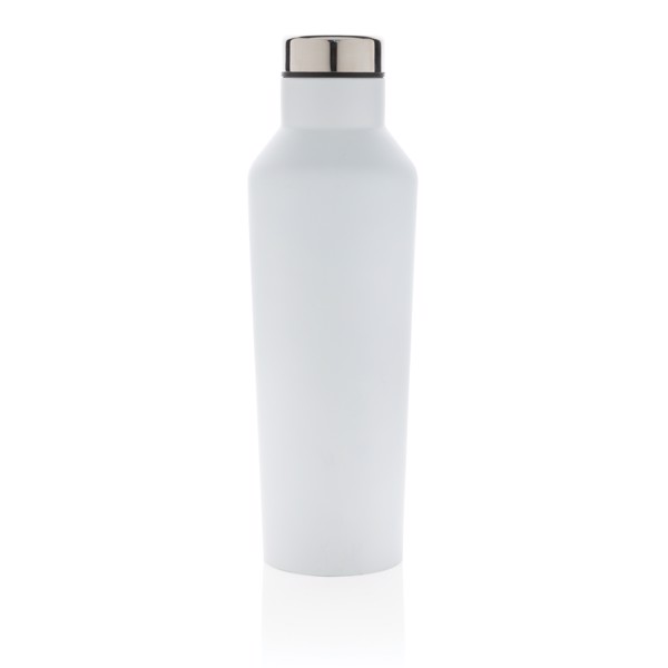 Moderne Vakuum-Flasche aus Stainless Steel - Weiß