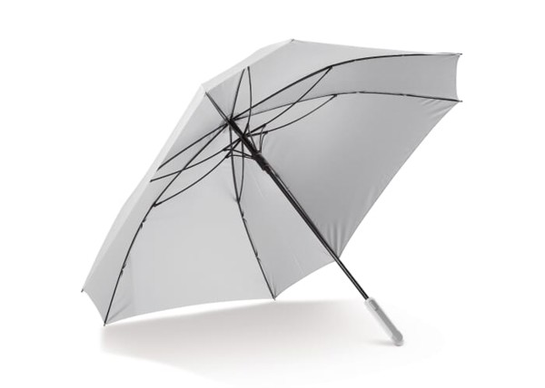 Deluxe 27” square umbrella with sleeve - White