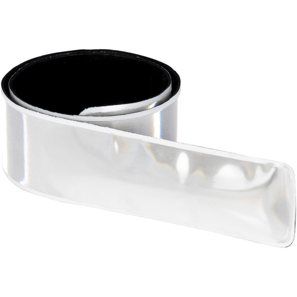 RFX™ Lynne 34 cm reflektierendes Sicherheits-Schnapparmband - weiss