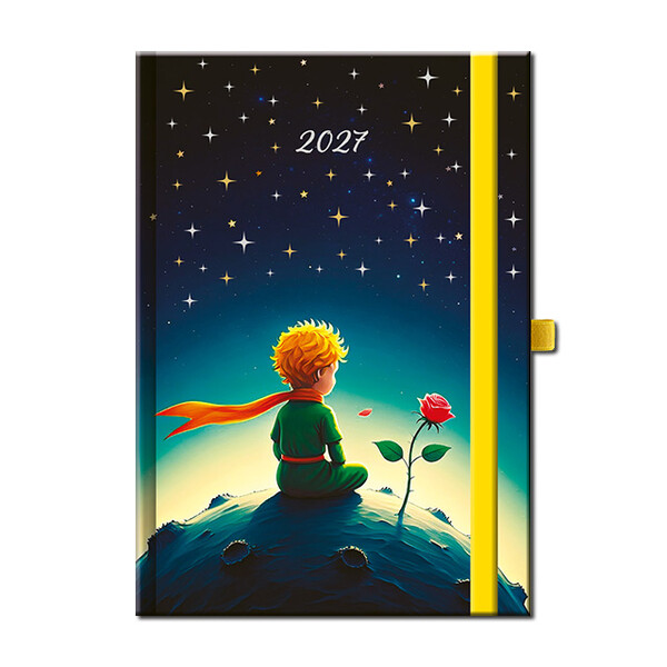 Týždenný diár A5 ART MALÝ PRINC s gumičkou 2027