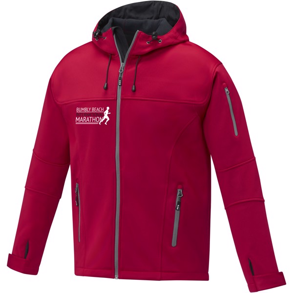 Veste Softshell Match pour homme - Rouge / S