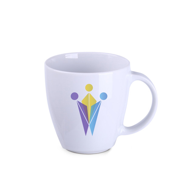 Mug Manhattan white - White / 280 ml