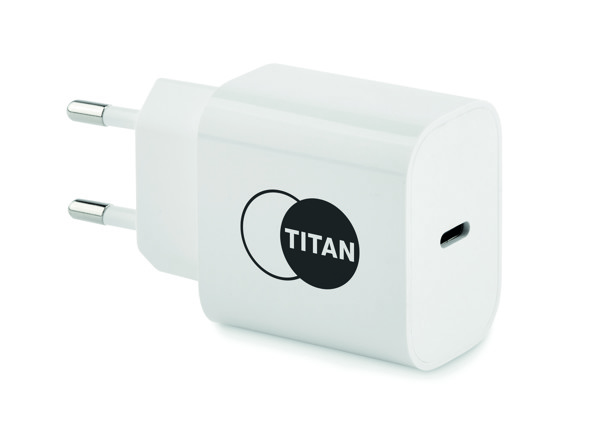 Chargeur USB 20W 2 ports, prise Plugme
