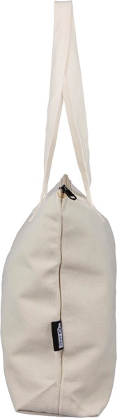 Gerecyclede polycotton (330 gsm) draagtas Malina - beige