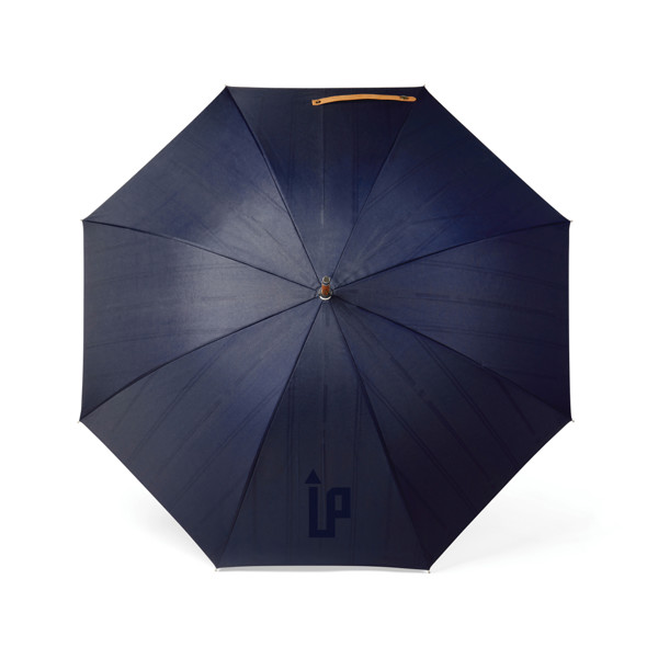 VINGA Bosler AWARE™ Regenschirm aus recyceltem PET - Navy Blau