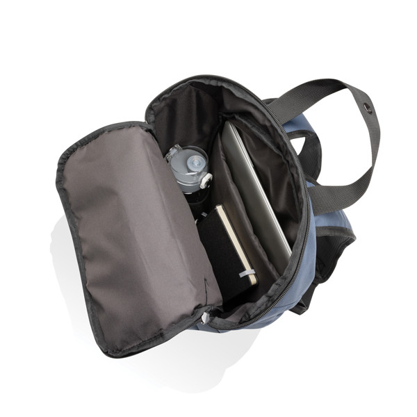 Sac à dos pour ordinateur 14'' en rPET AWARE™ Sienna - Bleu Marine