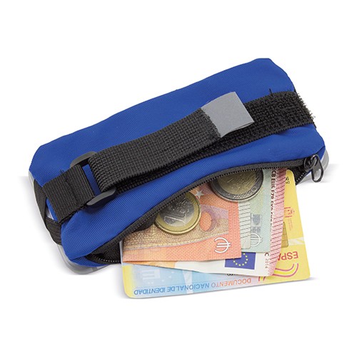 ÉTUI TÉLÉPHONE + PORTE-MONNAIE “RUN” - Noir