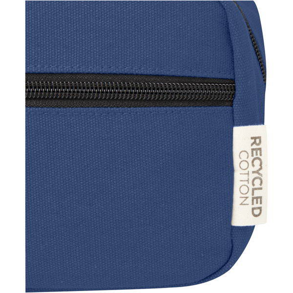 Pochette pour accessoires de voyage Joey de 3,5 L en toile recyclée certifiée GRS - Marine
