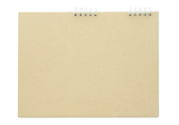 Desk calendar with memo pad Calendoo